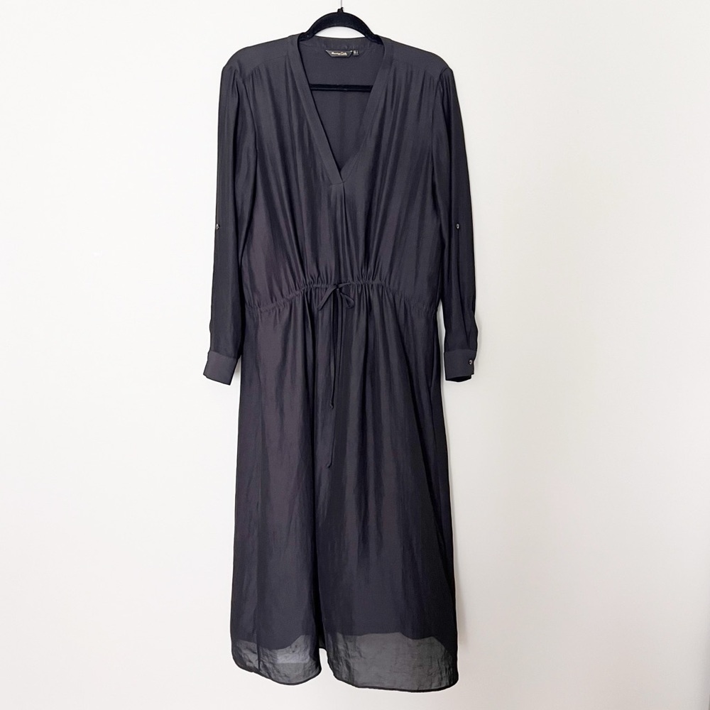 Massimo Dutti Black Maxi Dress size XL plus size